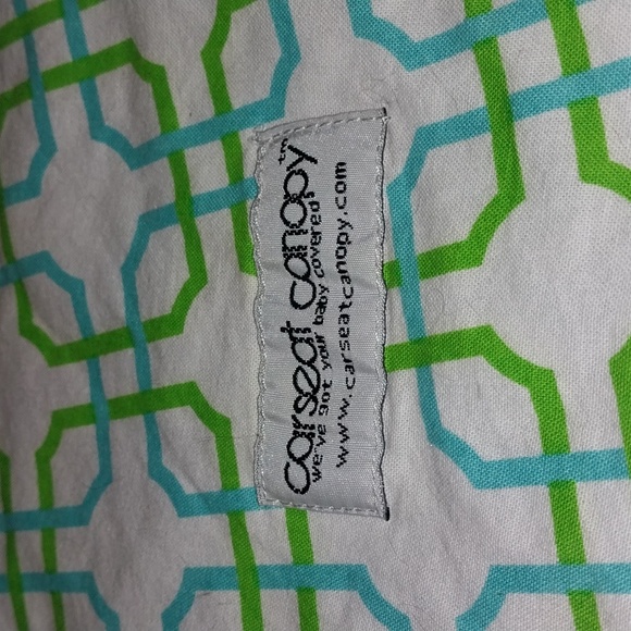 Carseat Canopy "Hayden" print Minky Dot - Picture 3 of 9